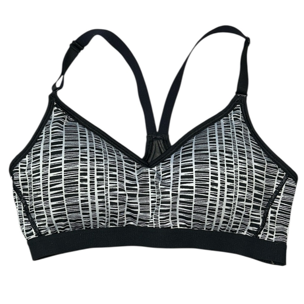 Victoria’s Secret VSX Sport‎ Black and White Women's Racerback Bralette. Size M